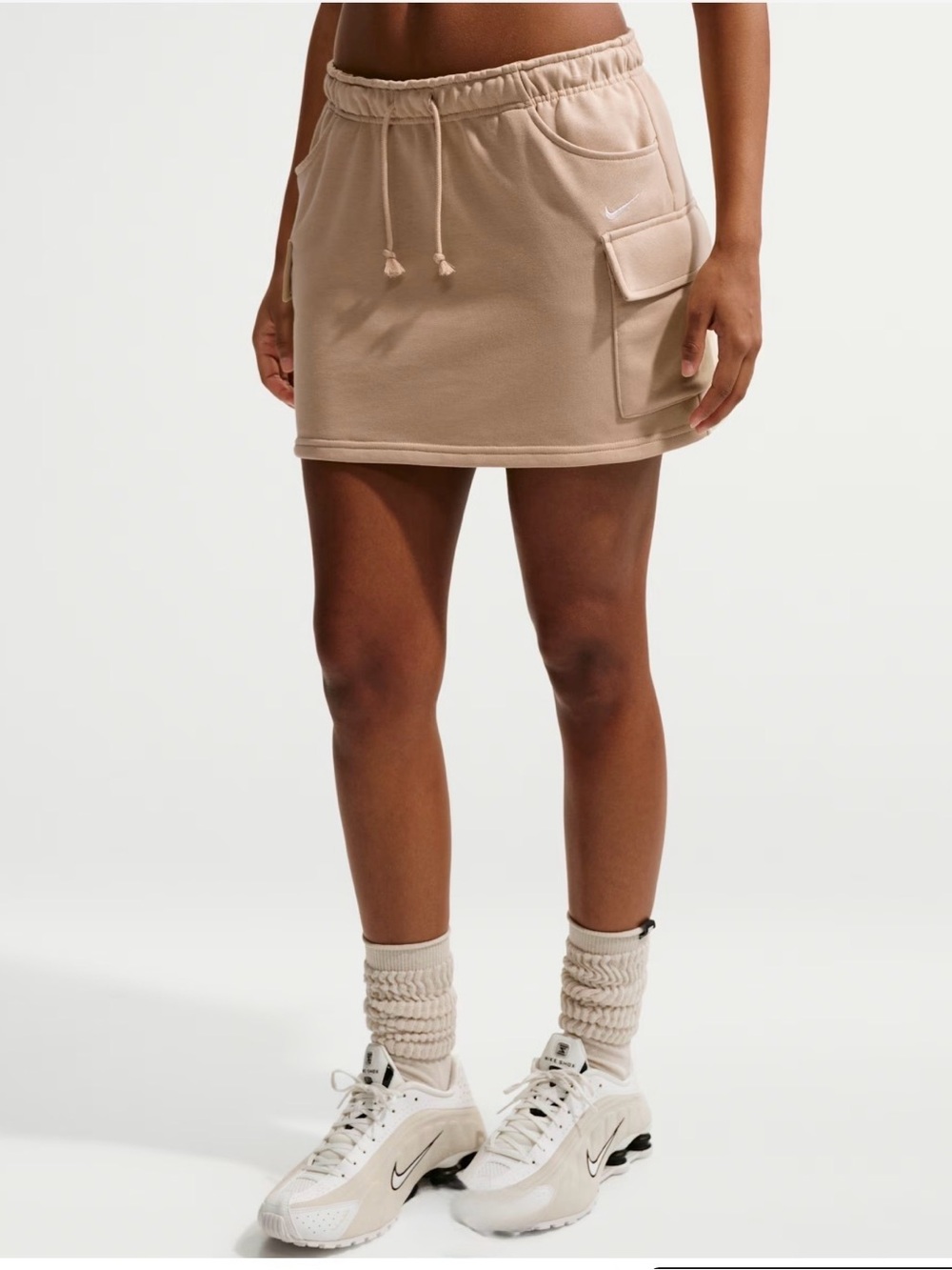 Brand new with tag Nike Sportswear Phoenix Fleece cargo mini skirt